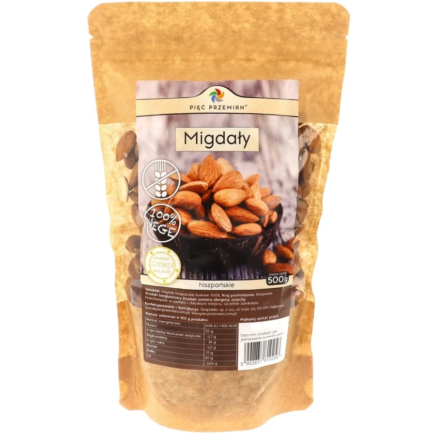 Five Transformations Amandelen zonder dop 500 g