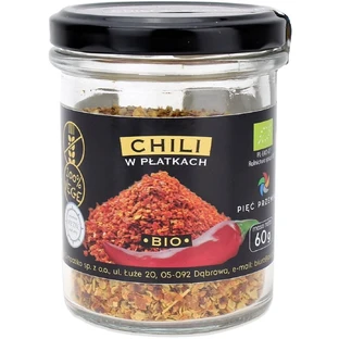 Pięć Przemian Chili płatki bezglutenowe BIO 60 g