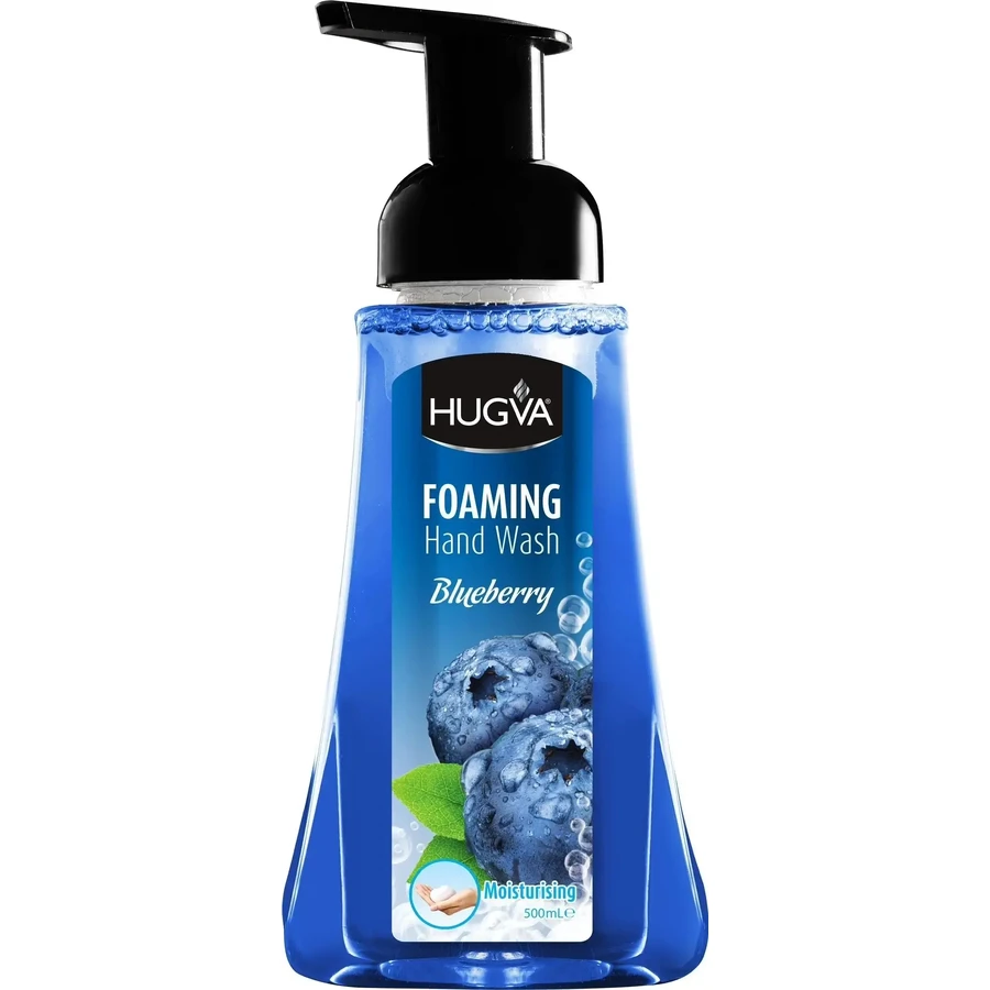HUGVA Spumă de spălat mâini cu afine 500 ml