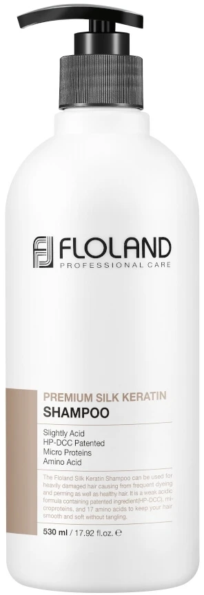 FIOLAND Premium Silk Keratin Shampoo Shampoo voor haar ...