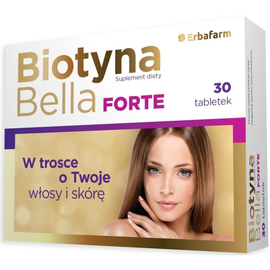 ERBAFARM Biotin Bella Forte 30 Tabletten.