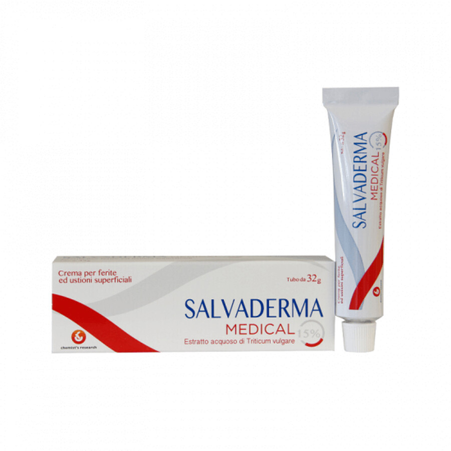 Cream for burns and superficial wounds, 32g, Salvaderma Medical