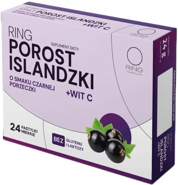 Ring IJslandse Lichen + Vitamine C op smaak gebracht met zwarte ...