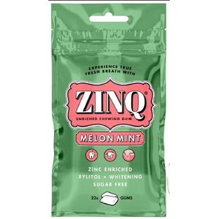 Zinq Meloen Mint Kauwgom 22 stuks.