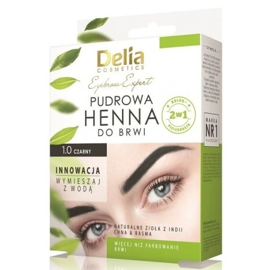 DELIA Polvo de Henna para cejas 1.0 Negro 4 g (Fecha de caducidad ...