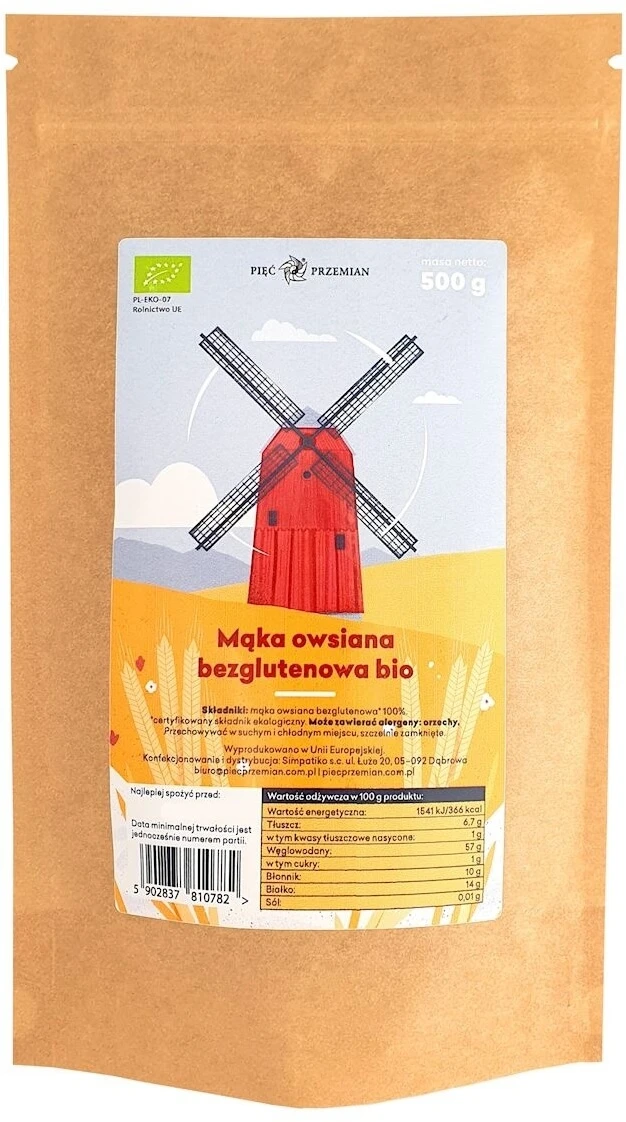 Five Transformations Glutenvrij Havermeel BIO 500 g