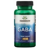 Swanson Gaba 500mg Gamma Aminoboterzuur 100 capsules.