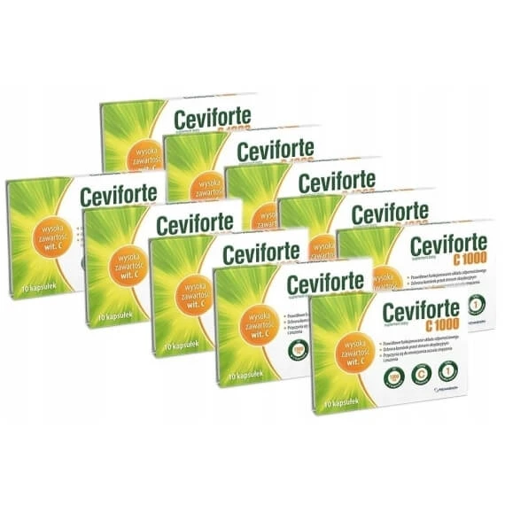 Ceviforte C 1000 10 capsules Multipack x10