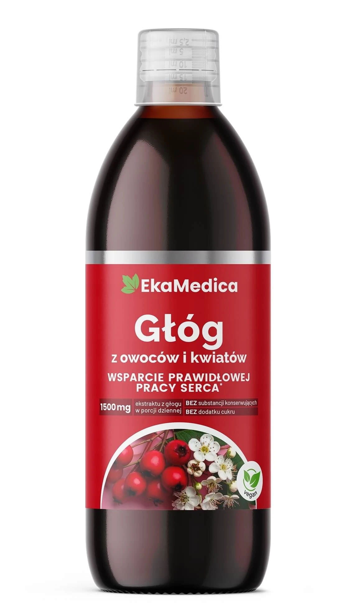 Ekamedica Meidoornvrucht en -bloem 500 ml