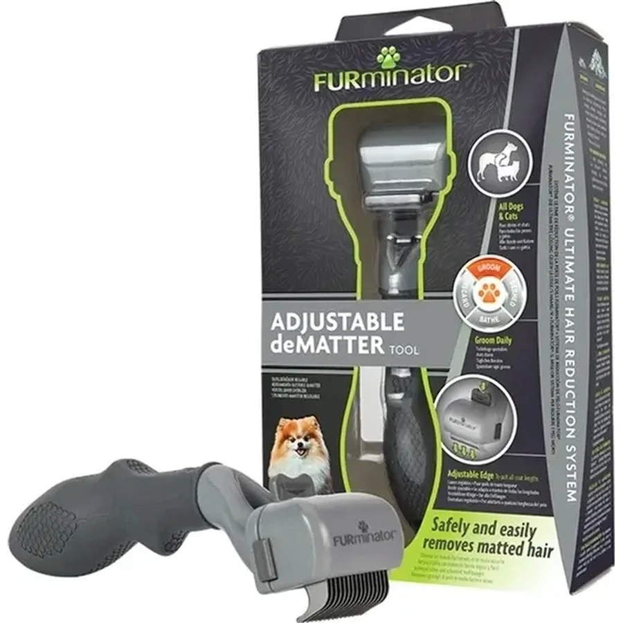 FURminator Pettine cardatore regolabile per rimuovere i grovigli