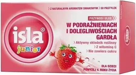Isla Junior, 50 zuigtabletten