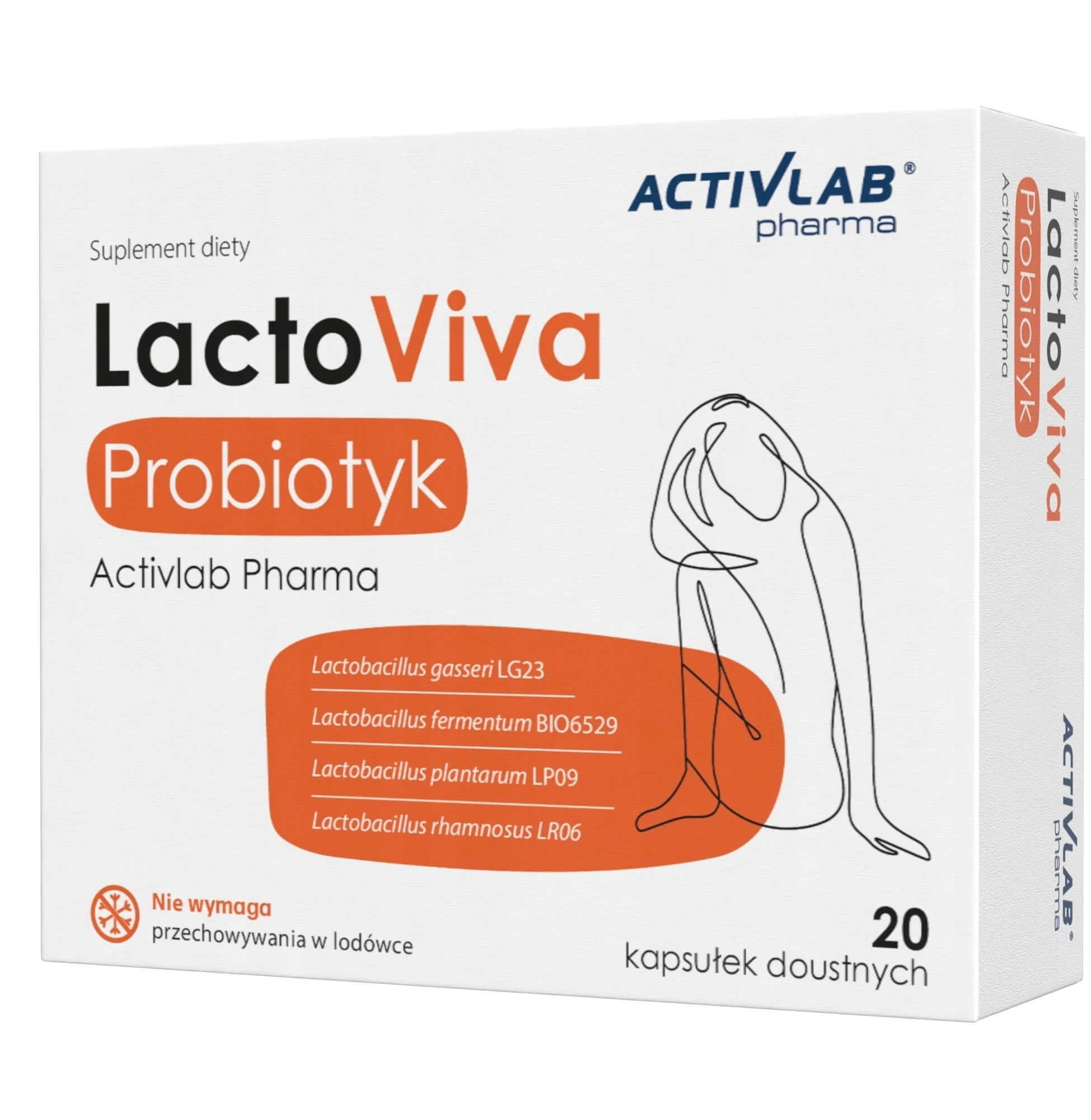 LactoViva Probiotic ActivLab Pharma 20 capsules