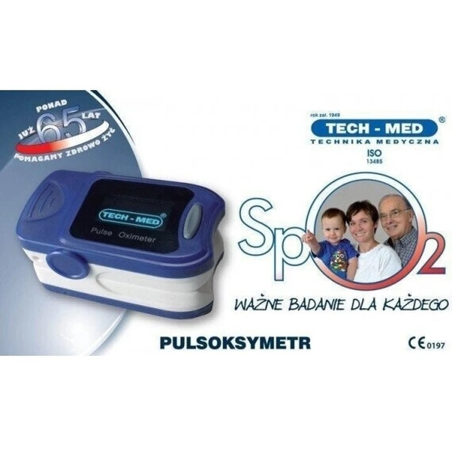 TECH-MED Pulsoximeter TM-PX30 blau