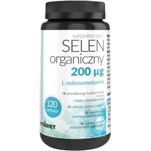 Vitadiet Organic Selenium 200 mcg, 120 capsules