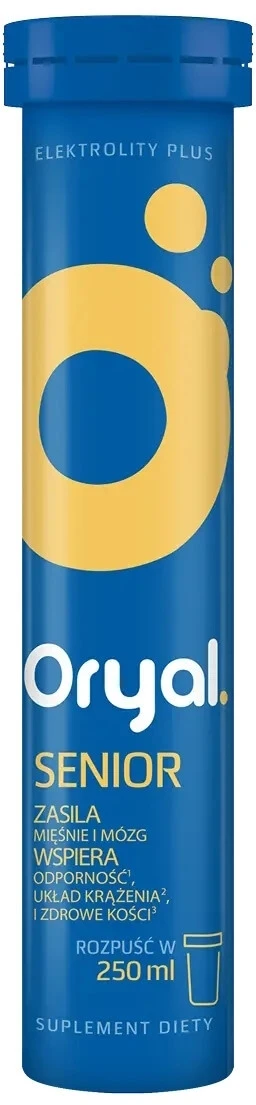 Oryal Fizzzy+ Senior sinaasappel bergamot 20 tabletten ...