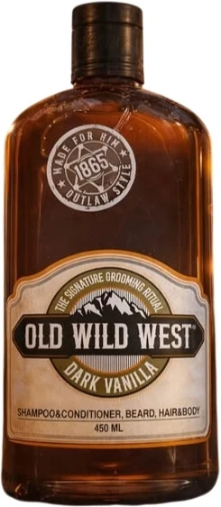 OLD WILD WEST - DARK VANILLA shampoo & conditioner 450 ml.