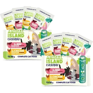 Animal Island Alledaagse Kattenzakjes met Kip en ...