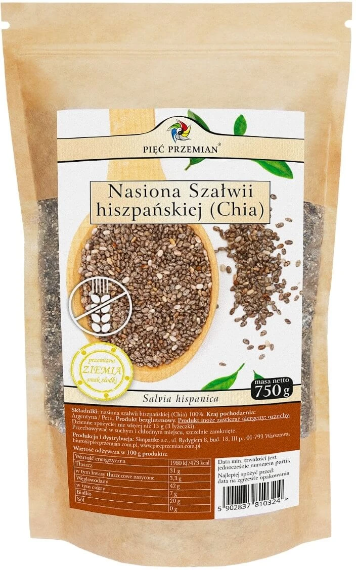 Five Transformations Chia zaden 750 g