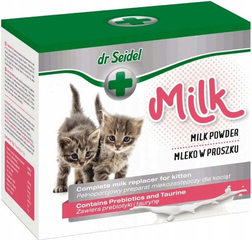 Dr Seidel Melkpoeder voor kittens met flesje 200 g