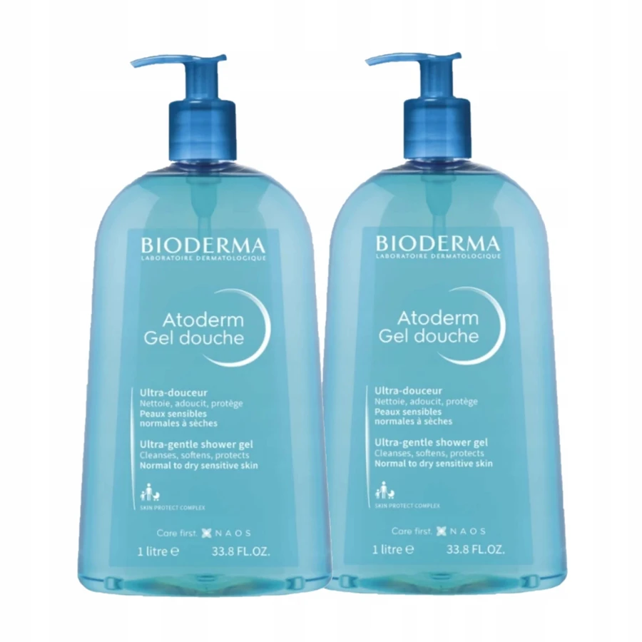 BIODERMA Atoderm Gel Ducha 1 l Envase múltiple × 2