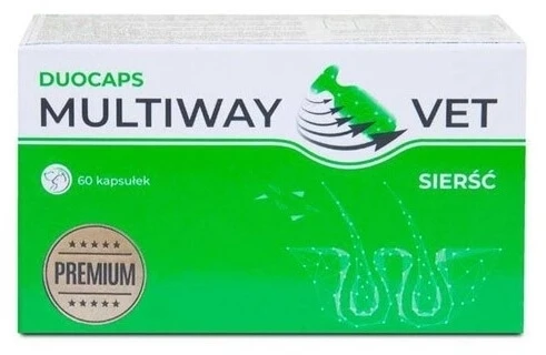 Multiway Vet Duocaps Hair 60 caps.