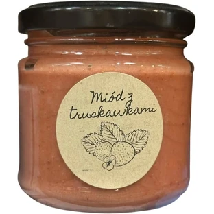 Dworskie miody Honing met aardbeien 250 g