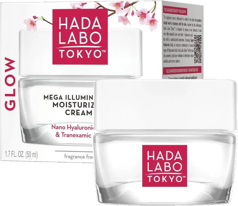 Hada Labo Tokyo GLOW SKIN Verhelderende vochtinbrengende crème ...