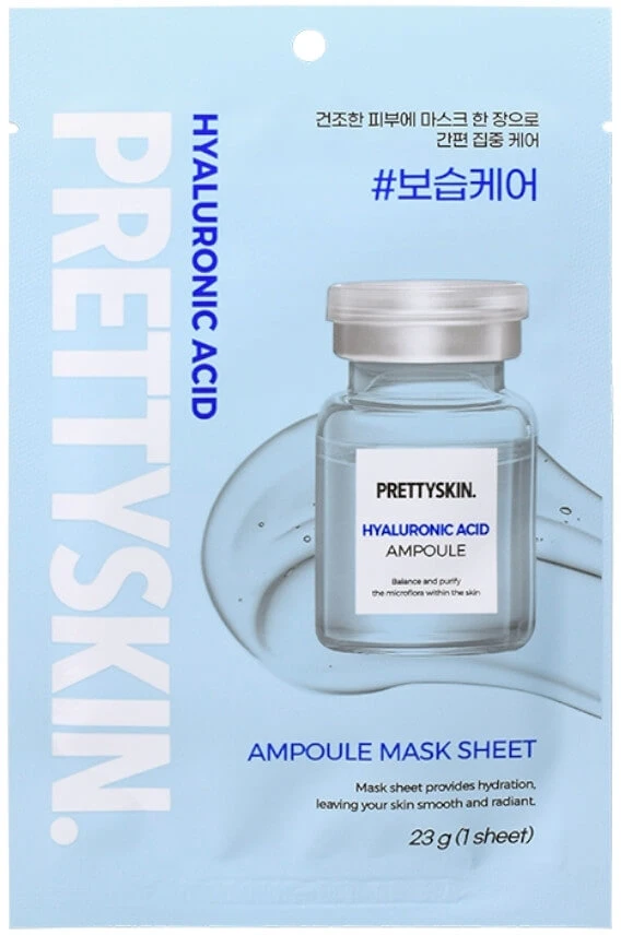 PRETTYSKIN AMPOULE Maskerblad HYALURONIC ACID intensief ...
