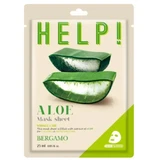 Bergamo Help Aloe Mask Hoja Mascarilla Hidratante con ...