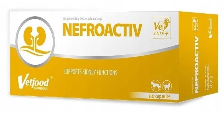 VETFOOD NefroActiv 60 capsules.