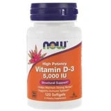 Now Foods Vitamine D-3 5000IU 120kaps.