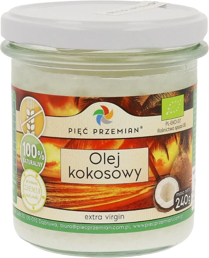 Five Transformations BIO extra vierge kokosolie 240 g