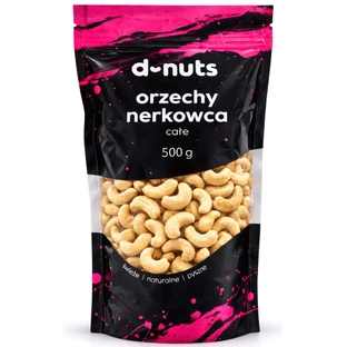 D-Nüsse Ganze Cashewnüsse 500 g