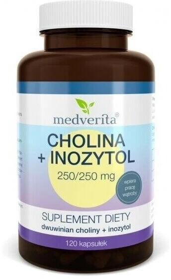 Medverita Choline + Inositol 120 capsules