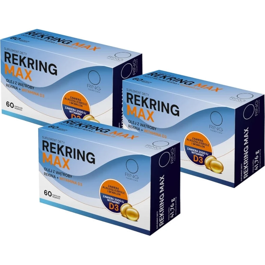 Ring Rekring Max 60 Kapseln Multi-Pack x 3
