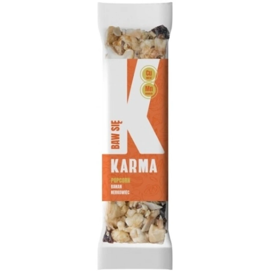 FUN KARMA popcorn bar banana cashew 35 g