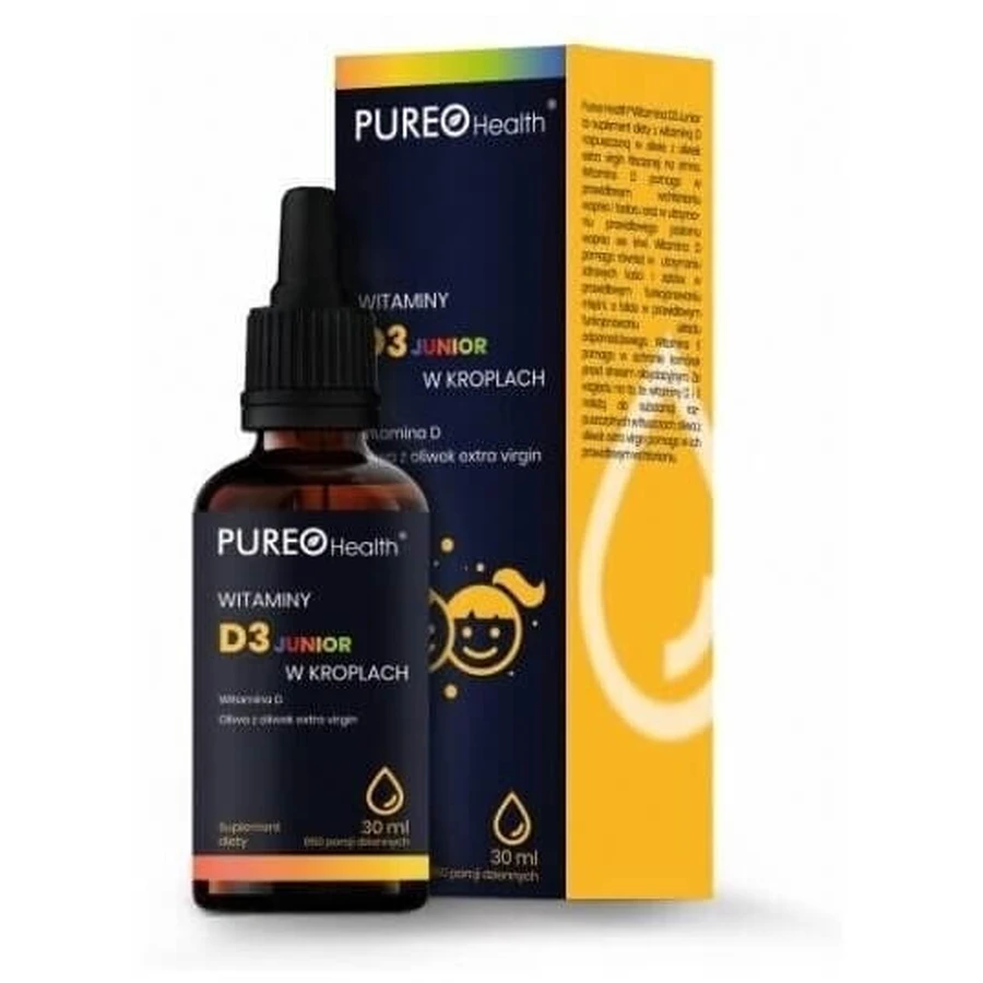 Pureo Health Vitamine D3 Junior druppels 30 ml.
