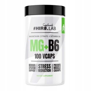 HIRO.LAB Magnesium Citrate + Vitamin B6 100 capsules
