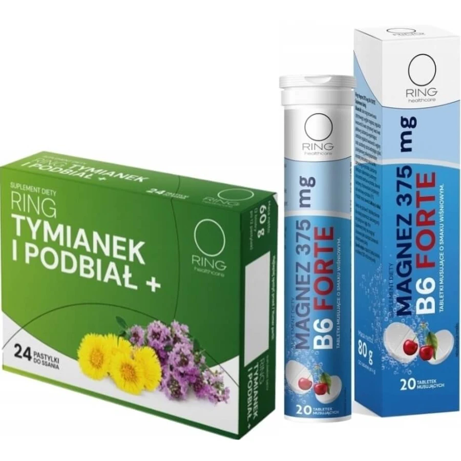 Ring Thymian und Huflattich + Magnesium-Set