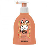 Peach-flavored shampoo, 200 ml, Sanosan Kids