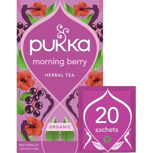 Pukka BIO Morning Berry té de frutas orgánico negro ...