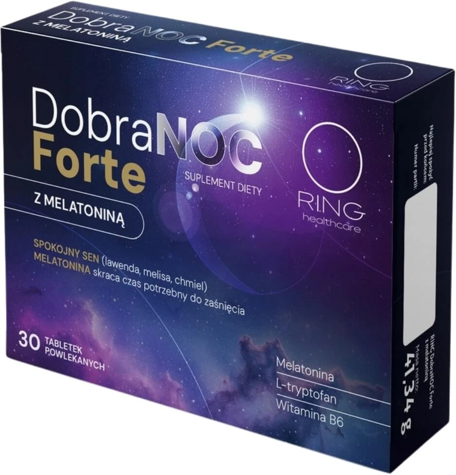 Ring Dobranoc Forte met melatonine 30 tabletten