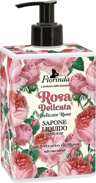 FLORINDA natuurlijke vloeibare zeep delicate roos 500 ml