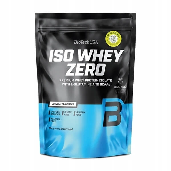 BioTech USA Iso Whey Zero proteïne kokossmaak 454 g