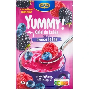 Kruger Yummy! Kisel to cup flavor forest fruit 30g
