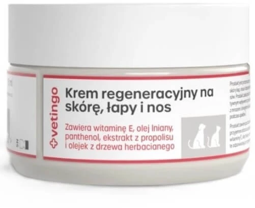 Vetingo regeneratieve crème voor huid, poten en neus 75 ml