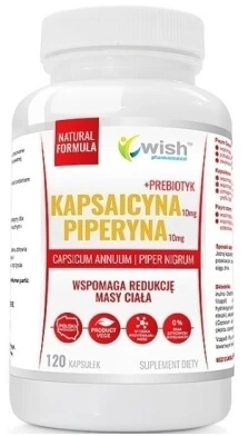 Wish Capsaïcine + Piperine 120 capsules