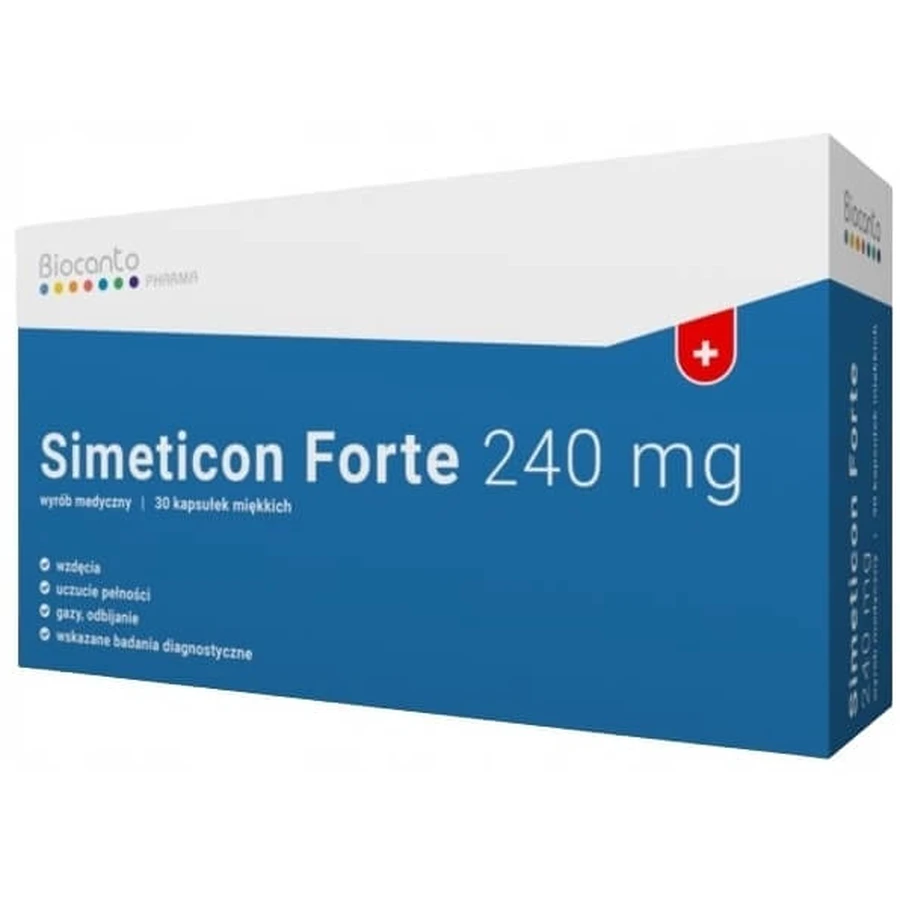 Simeticon Forte 240 mg 30 Kapseln
