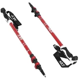 Abisal Aluminium-Trekkingstöcke Rot 63-135 cm.