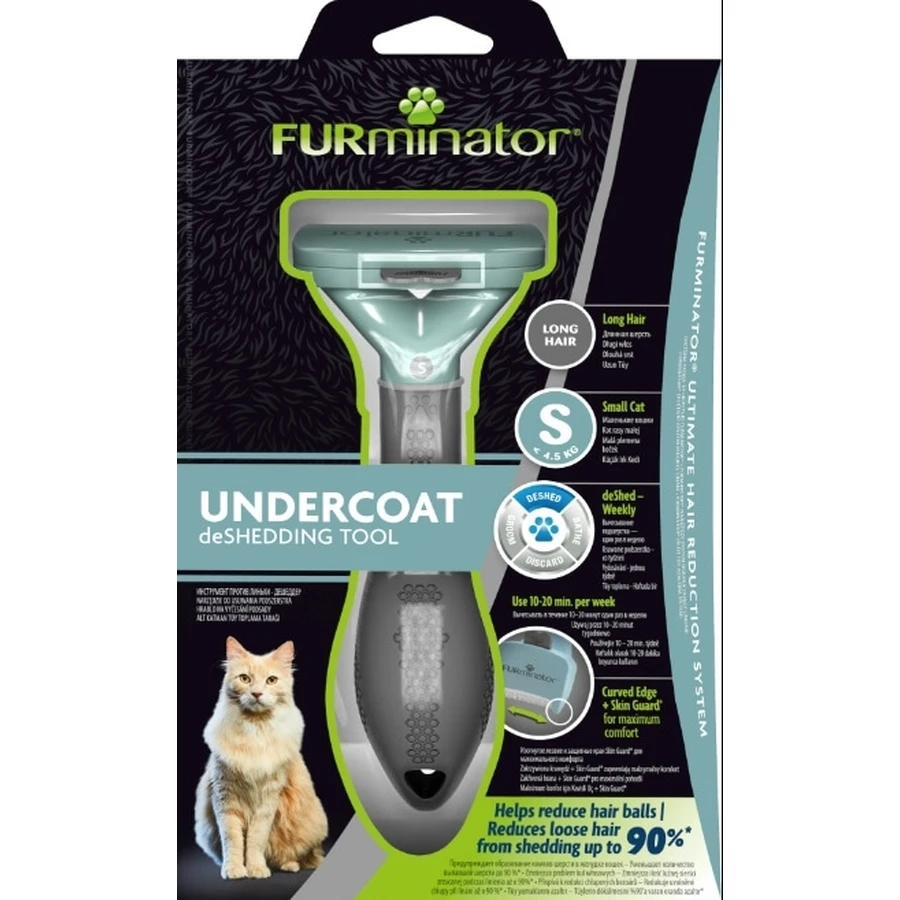 FURminator Brosse pour chats à poils longs S